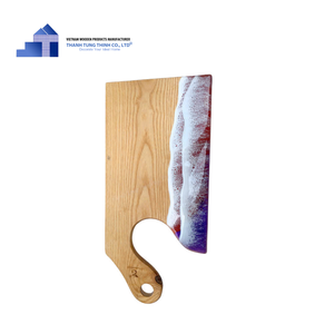 Plateau en bois de plateau d'époxy durable mieux noté servi pour les ustensiles de cuisine de l'usine vietnamienne pour les grossistes - Product Image 5