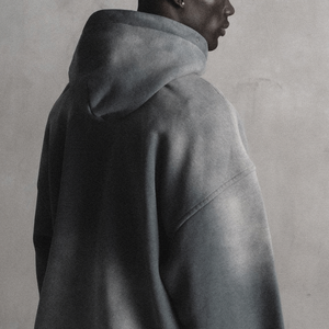 Custom Print logo <b>Zip</b> <b>up</b> Boxy Fit Raw Hem Oversized Sun Faded Distressed Acid Wash <b>Hoodies</b> for Men <b>hoodies</b> men men's <b>hoodies</b> - Product Image 3