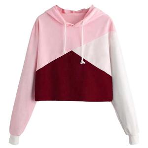Sudaderas Cortas para Mujer, Venta Directa de Fábrica, Mangas Largas, Lisas, Secado Rápido, Transpirables, Suministro al por Mayor OEM - Product Image 1
