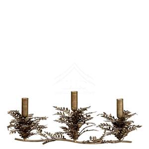 Support votif élégant en fer gris fabriqué à la main avec des détails élégants pour l'ambiance de la maison ou de l'événement de Noël - Product Image 5