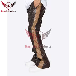 Pantalon en cuir de mouton de haute qualité en cuir véritable pour hommes avec le meilleur prix/pantalon en cuir personnalisé de qualité supérieure pour hommes - Product Image 5