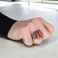Bague pour homme Azuris de haute qualité en argent sterling 925, style ottoman, pierre naturelle de Turquie, finition noire, bijoux de qualité supérieure, modèle tendance
