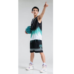 Nouvelle Arrivée Conception Imprimé Dernière Conception Personnalisé Vêtements Basketball Uniforme 100% Polyester Basketball Uniforme OEM service - Product Image 1