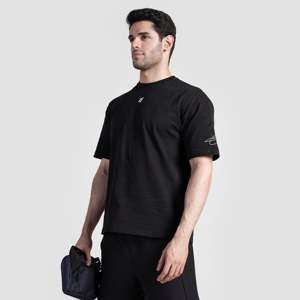 Camiseta Legend Otis Oversized Estilo Hip Hop Vintage, 100% Algodón, 240 Gramos, Sólida, Transpirable, Bordada, Negra - Product Image 3
