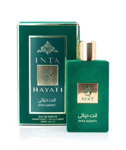 Perfume INTA HAYATI 100 ml de Ayat Perfumes Original Dubai Arabic Long Lasting Eau De Parfum para hombres y mujeres - Product Image 1