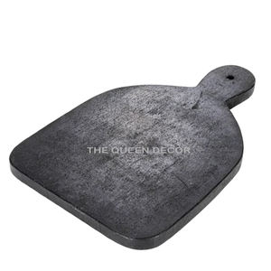 Planche à fromage la plus vendue en acier inoxydable métal forme unique planche à découper polie brillante de luxe faite à la main - Product Image 5