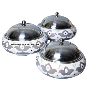 Juego de tres pegatinas de diseño Hotpot, vajilla de alta calidad, cazuela, clásico, elegante, decorativo, de lujo, nuevo calentador de alimentos de Metal - Product Image 1