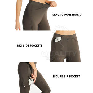 Pantalones de equitación de competición Show Ready Pantalones de asiento completo para mujer Pantalones de equitación - Product Image 3