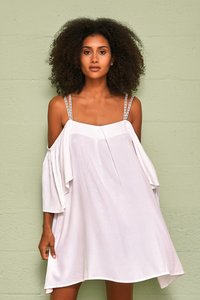 Robe de mode pour femmes, robe unie pour femmes - Product Image 2