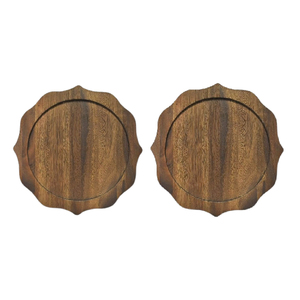 Eco Friendly 100% Naturel Wooden Made Charger Plate <b>for</b> Wedding Kitchen Dining <b>Table</b> Decor Bulk Supplies From India - Product Image 5