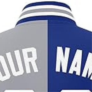 Custom Logo Leather Sleeves Embroidery Black Couple College Baseball Men's <b>Jacket</b> Letterman <b>Light</b> Blue Varsity <b>Jacket</b> - Product Image 2