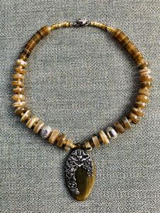 SYMBOLISEZ Nouvelle Arrivée Buffalo Ox Corne Collier Poli Animal Style BoneJewelry Conception Naturelle Perles Femmes Filles Cadeaux De Mariage - Product Image 4