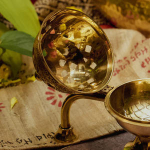 Style antique Bakhoor Loban brûleur bureau chambre à coucher maison comprend cire métal brûleur d'encens Vintage arabe brûleur d'encens encens - Product Image 4