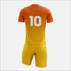 Maillot de football unisexe personnalisé de haute qualité, respirant, séchage rapide, 100 % polyester, uniforme d'été avec sublimation du nom et du numéro - Product Image 3