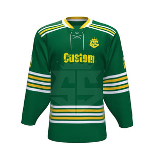 Maillot de hockey sur glace à bas prix Dernière conception Maillot de hockey sur glace de couleur unie pour les jeunes - Product Image 2
