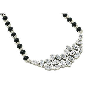NOVAMART Fine Pure Silver Mangalsutra Cultural Collectible Jewelry Gift for <b>Wives</b> Wholesale Export - Product Image 3