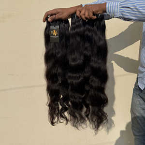 Paquet de cheveux alignés sur les cuticules du temple indien, vendeurs de cheveux humains bruts non transformés en gros paquets de cheveux brésiliens - Product Image 2