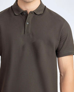 Camiseta Personalizada OEM de Secado Rápido, Camisetas de Golf de Manga Corta, Ropa, Camisetas Polo para Hombre, Ajuste Entallado, Manga Corta con Botones - Product Image 2