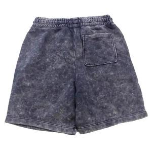 Shorts pour hommes en coton 100% à taille élastique, coupe décontractée, séchage rapide, respirant, pour le sport, la plage et l'été, avec logos, style décontracté - Product Image 3