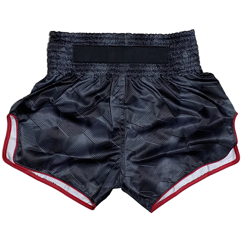 Celana Pendek Muay Thai Kustom Celana Pendek Kick Boxing Kain Satin Sutra 100% Poliester Kualitas Tinggi Celana Pendek Sublimasi