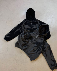 Luxury Unisex 100% Cotton <b>Quarter</b> <b>Zip</b> Pocket <b>Fleece</b> Breathable Winter Plain Dyed Hoodies Custom 3D High Quality - Product Image 5