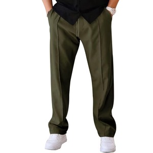 Pantalons décontractés pour hommes à la mode, vente en gros personnalisée, forte demande, vente chaude, coupe ample, taille élastique personnalisée, pantalons streetwear - Product Image 2