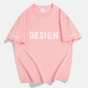 Nouveaux T-shirts décontractés pour hommes et femmes en coton 100% tricoté de haute qualité, motif uni, col rond, design imprimé - Product Image 1