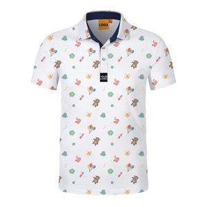 เสื้อโปโลสำหรับผู้ชายเสื้อโปโลผ้าฝ้าย100% ปักโลโก้ได้ตามต้องการ - Product Image 4