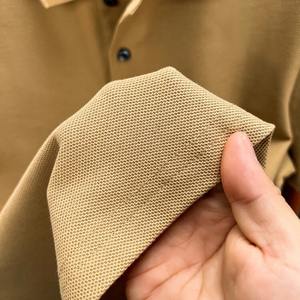 Gama alta 100% algodón nueva marca de verano polos F manga corta Color sólido Casual Tops moda ropa hombres - Product Image 5