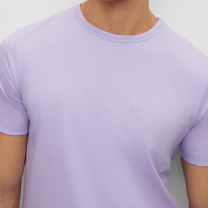 Vente en gros 100% t-shirt en coton biologique pour hommes conception personnalisée vierge de haute qualité 220 grammes style uni - Product Image 5