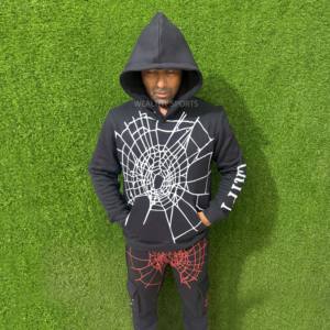 Conjunto Deportivo de Dos Piezas de Felpa Lisa al por Mayor para Hombre, Ropa Deportiva de Calle, Talla Grande, para Correr, Entrenar, con Logotipo Personalizado, 100% Algodón - Product Image 2