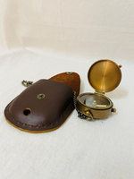 Boussole Nautique Vintage en Laiton Style Viking, Cadran Solaire Antique, Horloge de Poche Rétro Marine, Décoration Artistique Mécanique Suspendue Steampunk pour Noël