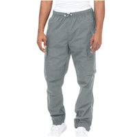 Pantalon cargo personnalisé pour extérieur, multi-poches, kaki slim, tactique de combat, chasse, utilitaire, pantalon de menuisier respirant