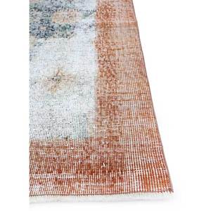 Tapis en laine noué à la main, gris et noir, à motifs floraux abstraits, rectangulaire, moelleux, pour salon et couloir, Pae-1317 - Product Image 4