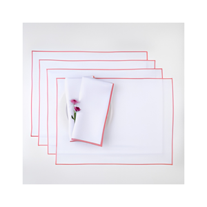 Set de table texturé orange rouille, en coton robuste pour commandes en gros, options de poids personnalisées et production OEM - Product Image 6