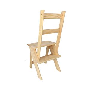 Silla Plegable WELL HOME con Acabado de Madera Sin Barnizar 39x53x91 cm para Comedor - Product Image 5