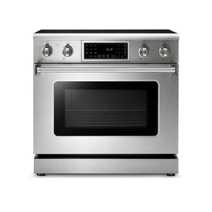 Hyxion <span class=keywords><strong>Horno</strong></span> eléctrico de acero inoxidable de 36 pulgadas 5 Estufa de <span class=keywords><strong>cerámica</strong></span> 6.0Cu. Ft. Capacidad <span class=keywords><strong>para</strong></span> uso <span class=keywords><strong>doméstico</strong></span> Instalación independiente - Product Image 4