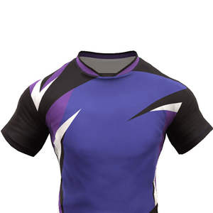 Choix élégant, uniformes de rugby personnalisés durables et très demandés pour hommes, ensembles sublimés en coton véritable respirant et en tissu à bas prix - Product Image 5