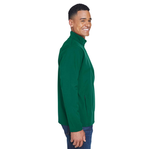 Veste softshell personnalisée pour hommes pour le travail en plein air respirant imperméable polyester motif solide style décontracté fermeture éclair pour le printemps - Product Image 6