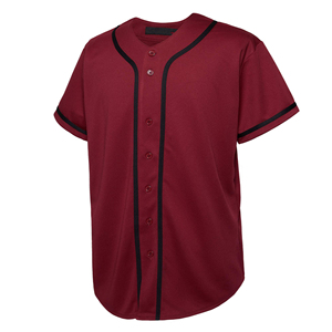 Camiseta de Béisbol 100% Poliéster en Talla Adulto, Personalizable, Color Sólido, para Equipos Deportivos, Precio Razonable - Product Image 3