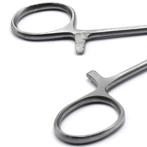 Pinzas Hemostáticas de Acero Inoxidable de 5.5 cm, Personalizadas, OEM, con Bloqueo, Certificación CE, Clase I Médica - Product Image 5