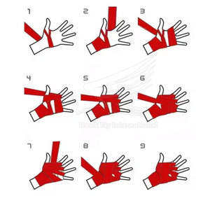 Bandes de poignet en coton et polyester respirantes et écologiques de dernière génération pour l'exercice et l'entraînement de boxe, prix de vente en ligne imbattable - Product Image 3