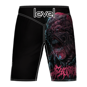 Pantalones cortos de lucha jiu jitsu con logotipo personalizado negro MMA shorts cortos de agarre - Product Image 2