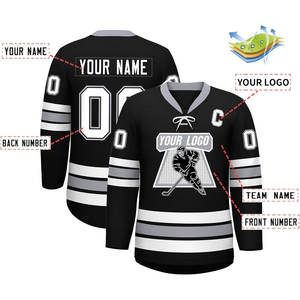 Jersey de hockey sobre hielo para hombres de alto rendimiento, de secado rápido, que absorbe la humedad, Jersey estampado personalizado para hombres - Product Image 6