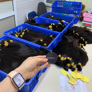 2025 Offre Spéciale qualité supérieure 100% extensions de cheveux de bébé vierge vietnamien cuticule complète prix de gros prêt pour les filles - Product Image 1