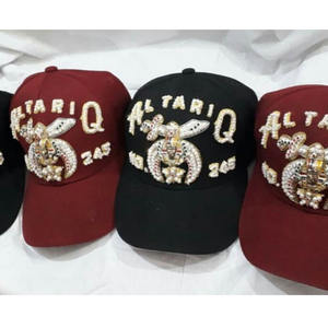 Chapeau Fez maçonnique fait main, mode, broderie maçonnique, bijoux, peinture à une et deux rangées, artisanat en résine, chapeau de haute qualité - Product Image 4