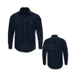 Camisas cómodas de soldadura FR para hombres al por mayor, nuevo diseño 2025, logotipo personalizado, camisas de soldadura FR para hombres - Product Image 1
