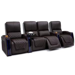 Sillón Reclinable Eléctrico Moderno de Cuero Genuino de Lujo, Asientos de <span class=keywords><strong>Cine</strong></span> en Casa de 1/2/3 Plazas, Sofá de <span class=keywords><strong>Cine</strong></span> en Casa para Sala de Estar - Product Image 5