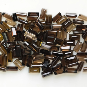 Cuarzo Ahumado Natural, Corte Baguette Escalonado de 8x4 mm, Piedra Preciosa Suelta de la Mejor Calidad para la Fabricación de Joyas - Product Image 1