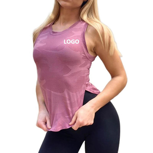Camiseta Deportiva de Algodón para Mujer, Premium OEM, Transpirable, de Secado Rápido, Ecológica, Ligera, para Fitness, Yoga y Entrenamiento, sin Mangas - Product Image 1